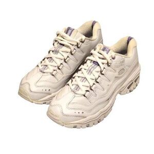 SKECHERS Sport Energy Womens Shoes US Sz 6.5 White Lavendar Casual Sneaker